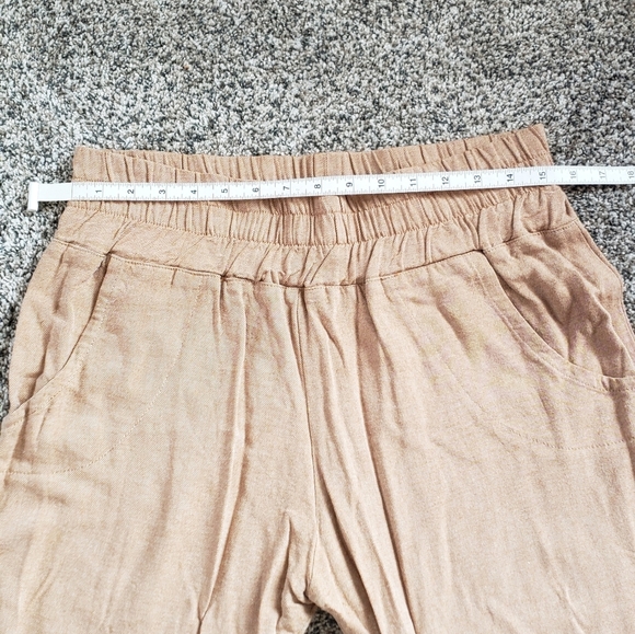 AMAE| High Waist Cigarette Casual Cropped Pants - Picture 3 of 5